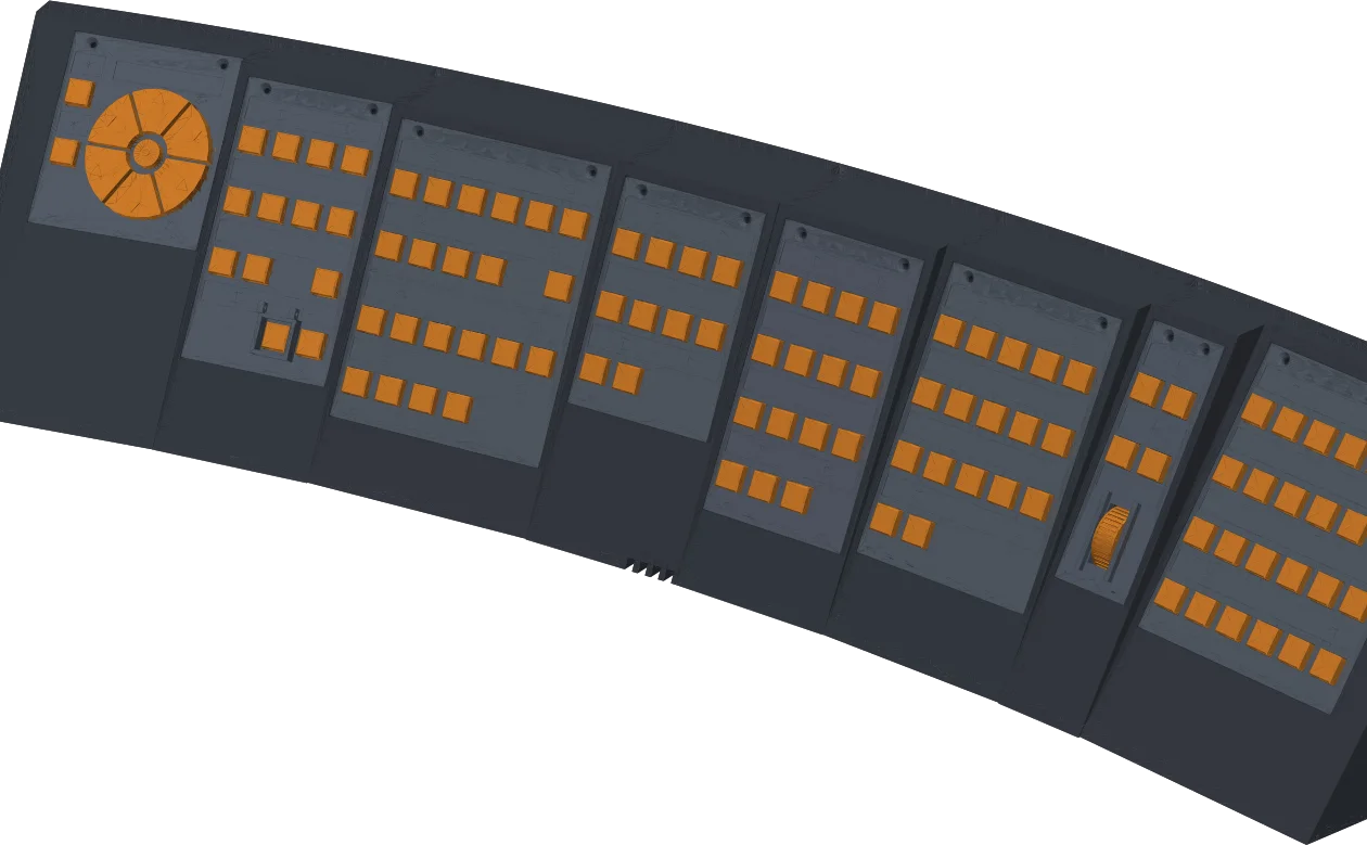Isometric render of the SC-MFD prototype